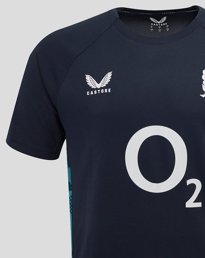 Men’s England Rugby 25/26 Performance Short Sleeve T-Shirt – Inkwell