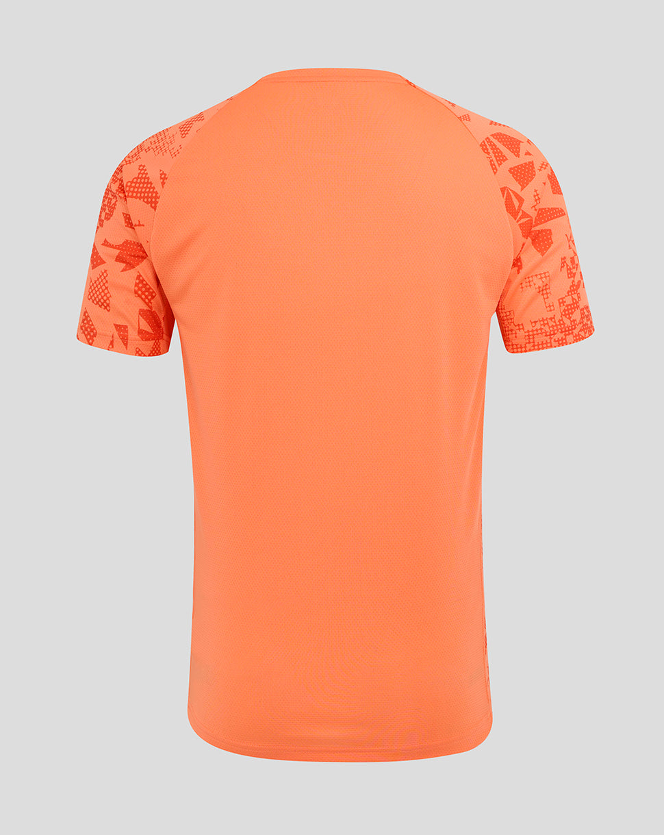 England Rugby Men's Performance Short Sleeve Shirt - Melon - Melon