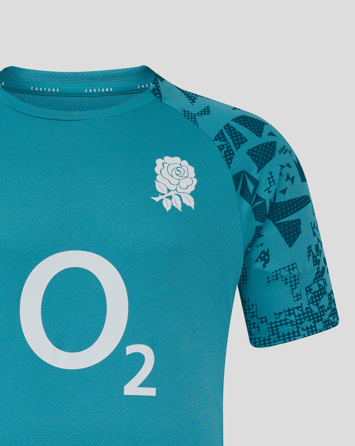 England Rugby Men’s 25/26 Performance Short Sleeve T Shirt – Storm Blue