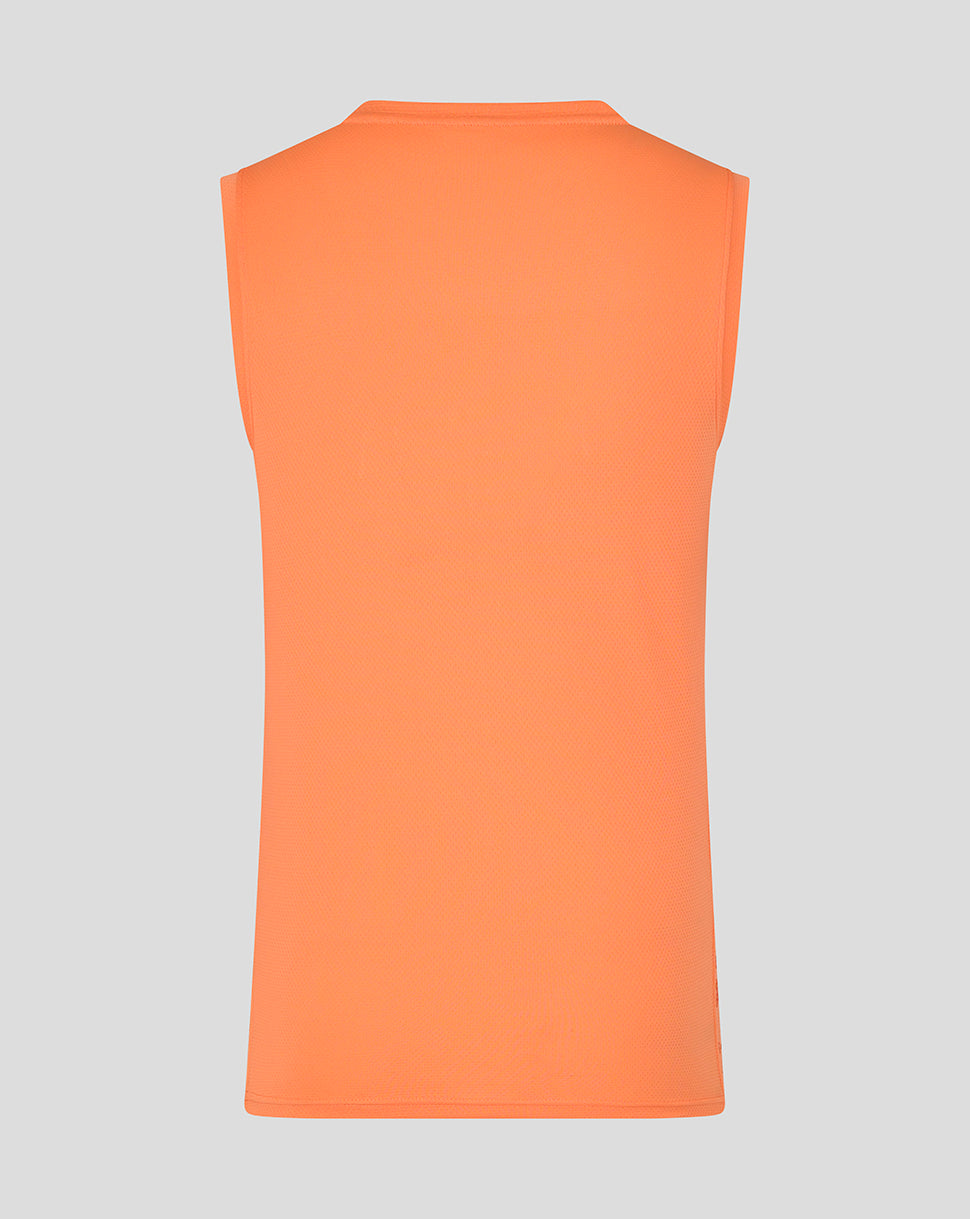 Men’s England Rugby Performance Sleeveless T Shirt O2 – Melon - Melon