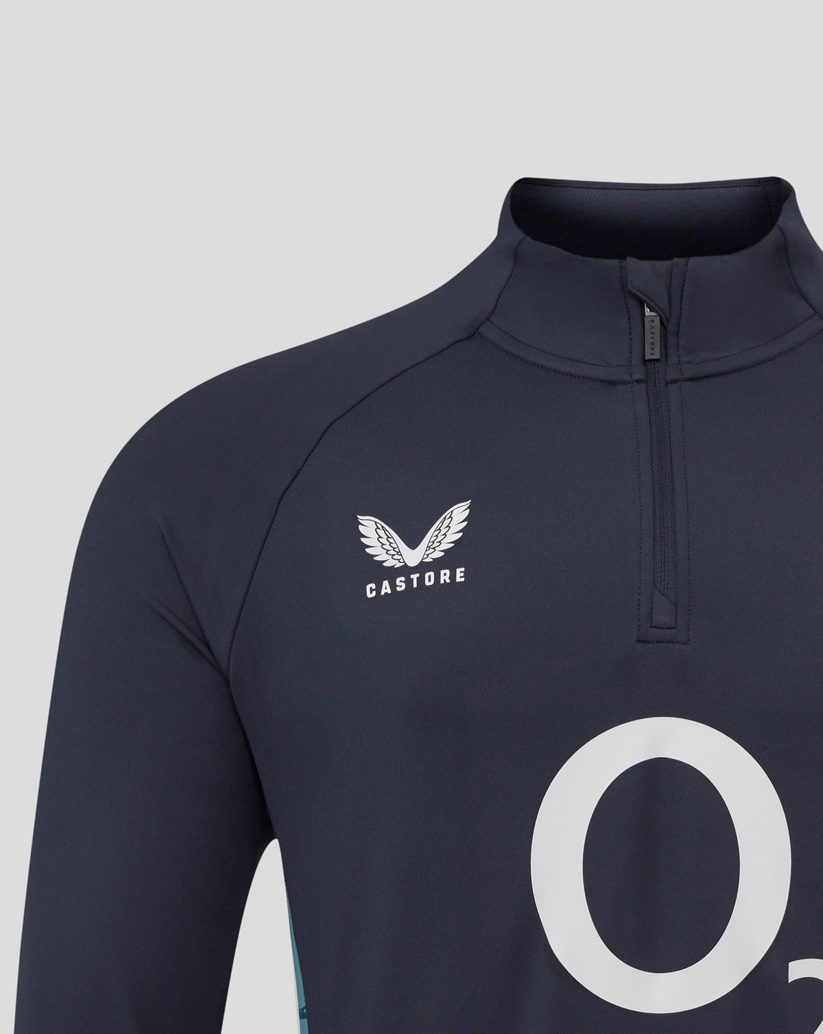 Men’s England Rugby 25/26 Performance Long Sleeve Midlayer Top – Inkwell - Inkwell/Storm Blue
