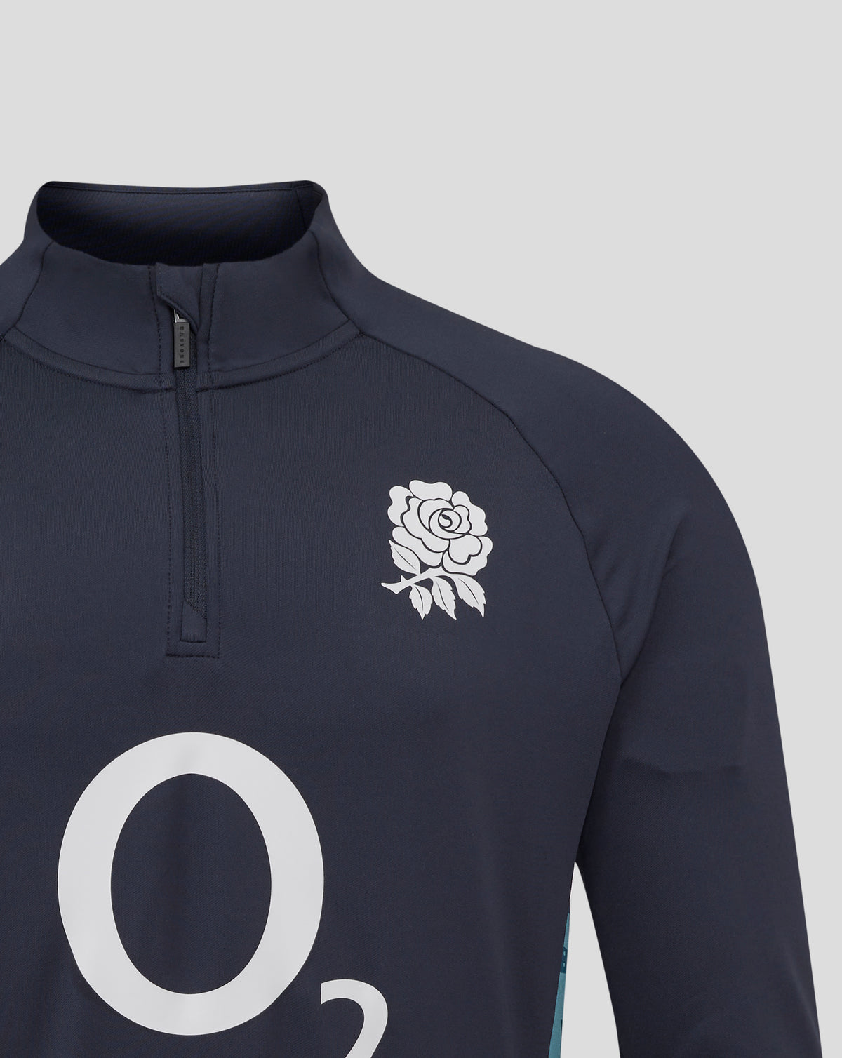 Men’s England Rugby 25/26 Performance Long Sleeve Midlayer Top – Inkwell - Inkwell/Storm Blue