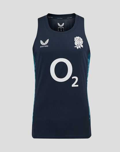 Men’s England Rugby 25/26 Performance Sleeveless Singlet – Inkwell