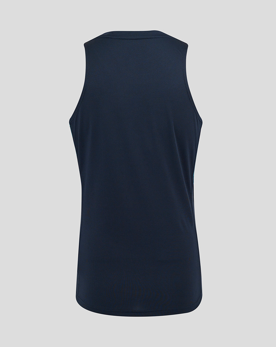 Herren England Rugby 25/26 Performance Ärmellos Tanktop – Tintenblau - Inkwell/Storm Blue