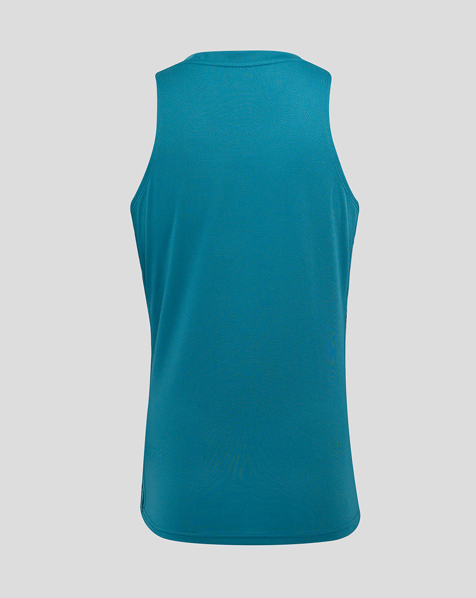 England Rugby Men’s 25/26 Performance Sleeveless Singlet – Storm Blue