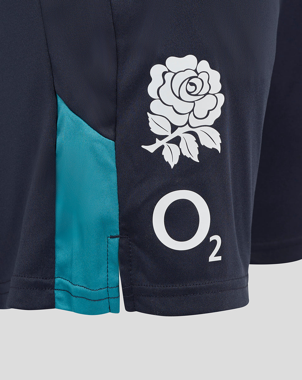 Herren England Rugby 25/26 Performance Strickshorts mit Taschen – Inkwell - Inkwell/Storm Blue