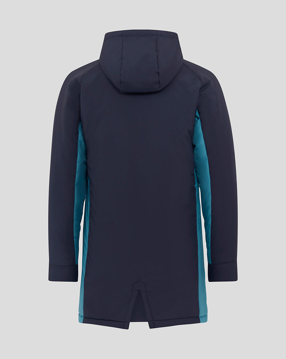 Men’s England Rugby 25/26 Performance Long Sleeve Padded Jacket – Inkwell - Inkwell/Storm Blue