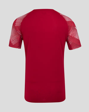 England Rugby Men’s 25/26 Pre Match Short Sleeve T-Shirt – Red