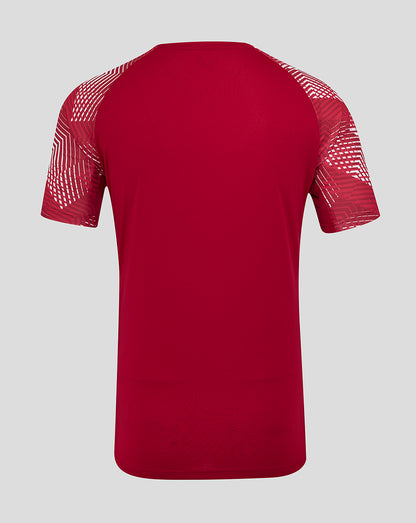 England Rugby Men’s 25/26 Pre Match Short Sleeve T-Shirt – Red