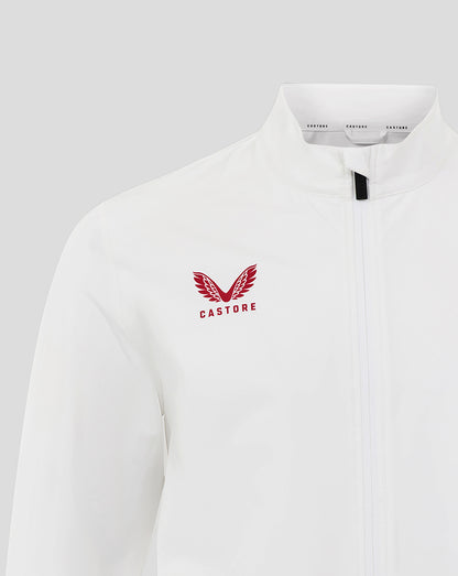 England Rugby Men's  Long Sleeve Anthem Jacket O2 – Brilliant White