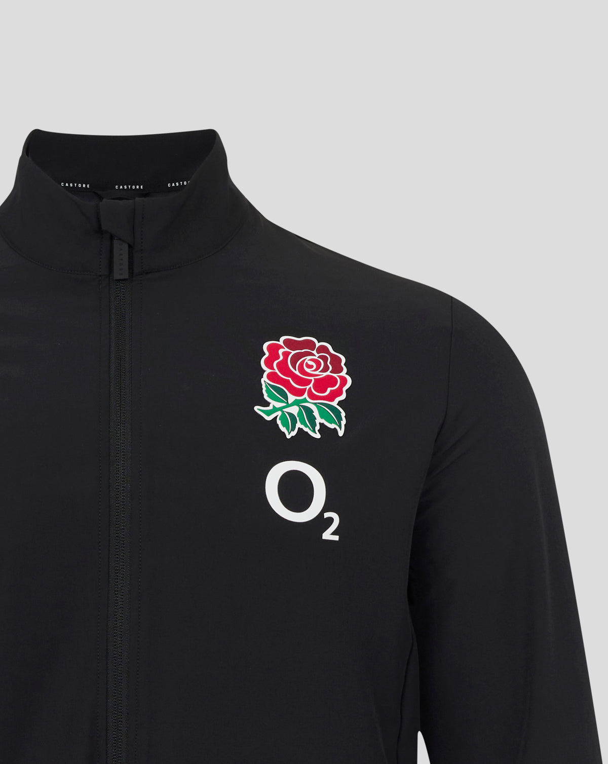 England Rugby Men's Alternate Anthem Jacket O2 - Caviar - Caviar/Swim Cap/Royal Purple
