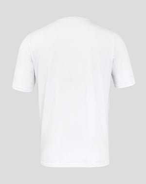 Men's England Rugby 25/26 Travel Short Sleeve Tee - Brilliant White