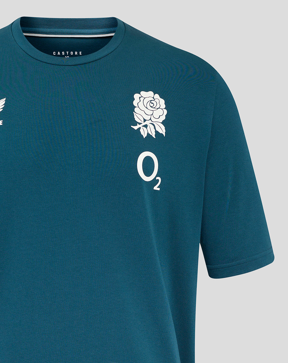 Camiseta Travel de manga corta England Rugby 25/26 de hombre – Reflecting Pond - Reflecting Pond
