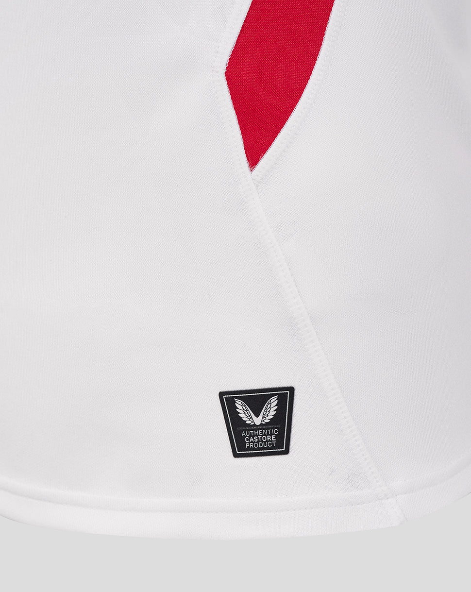 Men’s England Rugby 25/26 Home Pro Short Sleeve Shirt – Brilliant White - White