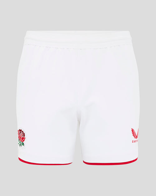 Men’s England Rugby 25/26 Home Pro Shorts – Brilliant White