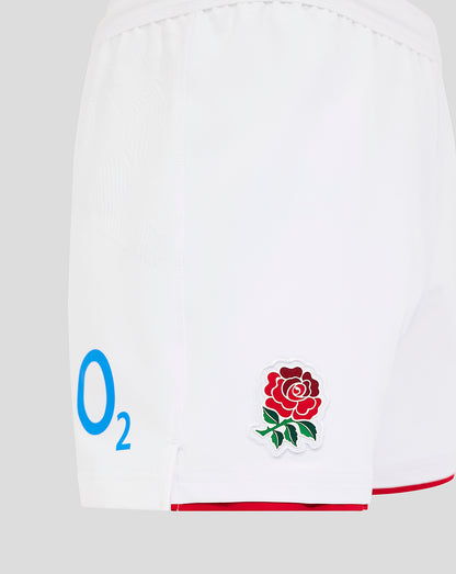 Men’s England Rugby 25/26 Home Pro Shorts – Brilliant White