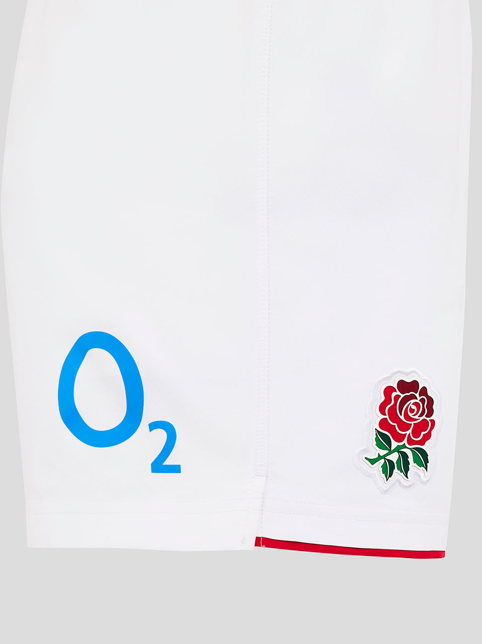 Herren England Rugby 25/26 Heim Shorts – Brillantweiss - Strahlend Weiss/Lipstick Red