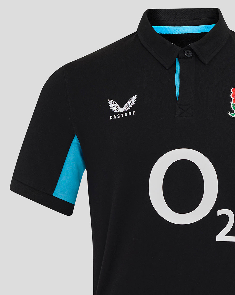 Men’s England Rugby Alternate Classic Short Sleeve Shirt – Caviar