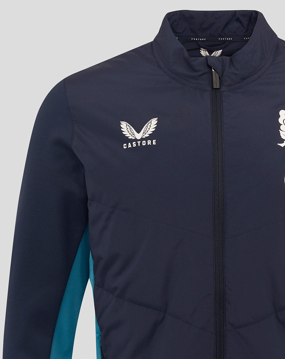 Herren England Rugby 25/26 Performance Langarm-Thermojacke – Inkwell - Inkwell/Storm Blue