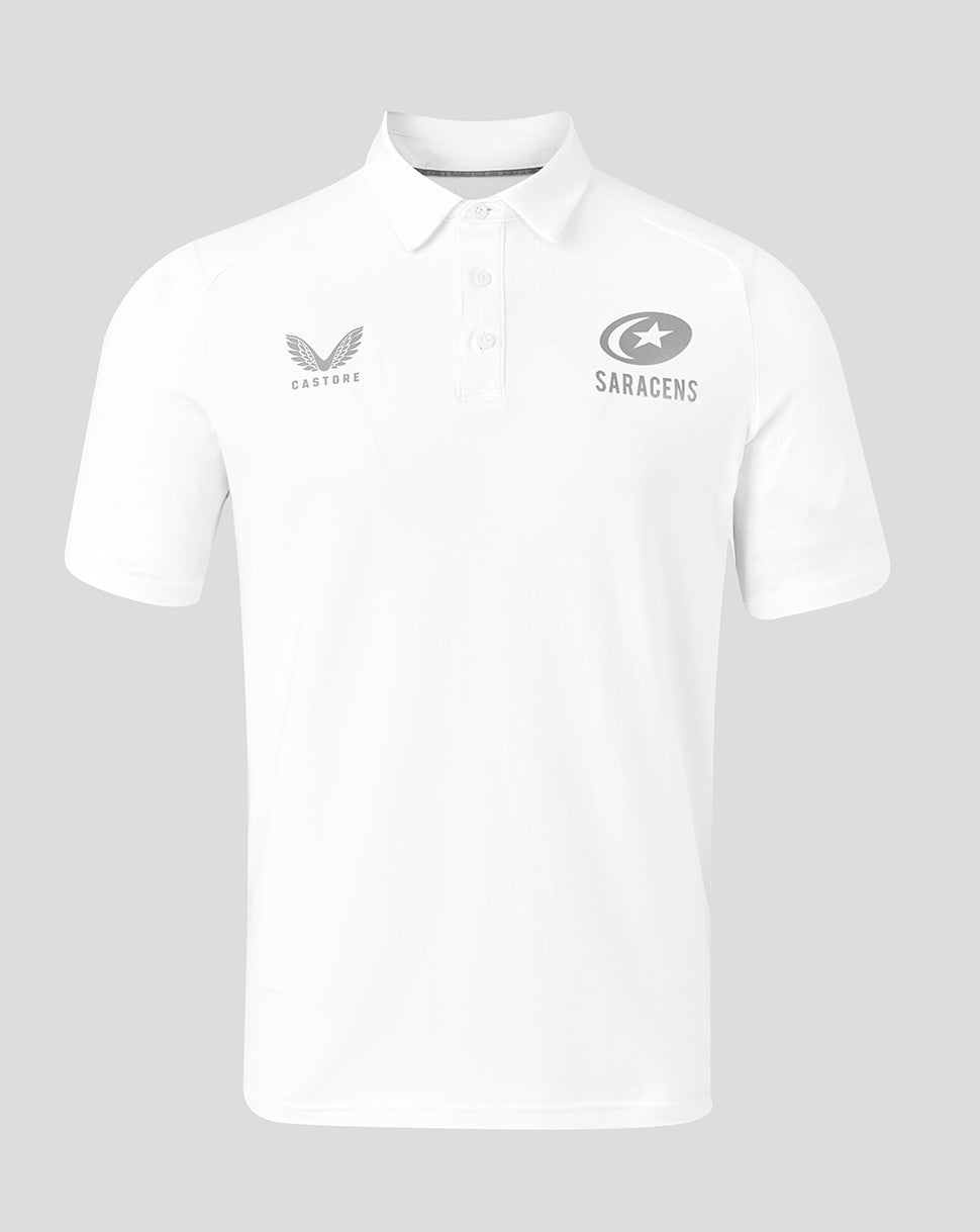 Saracens Men's 25/26 Travel Short Sleeve Polo
