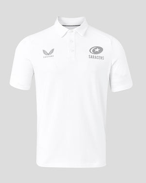 Saracens Men's 25/26 Travel Short Sleeve Polo