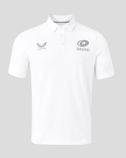 Saracens Men's 25/26 Travel Short Sleeve Polo