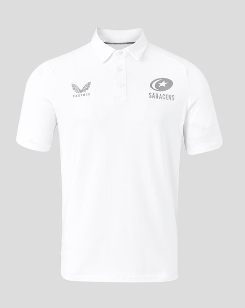 Saracens Men's 25/26 Travel Short Sleeve Polo