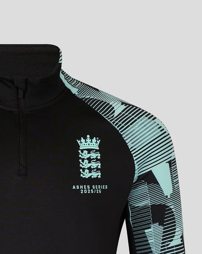 England Cricket Ashes Men's 25/26 Pro Quarter Zip Training Top