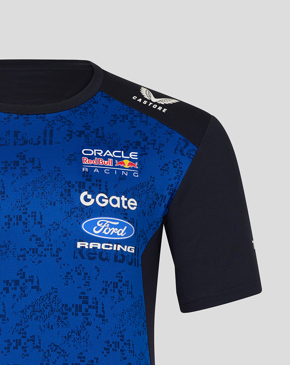 Camiseta Oracle Red Bull Racing Hombre Teamline Set Up – Cielo nocturno / Surf the Web - Night Sky/Surf The Web