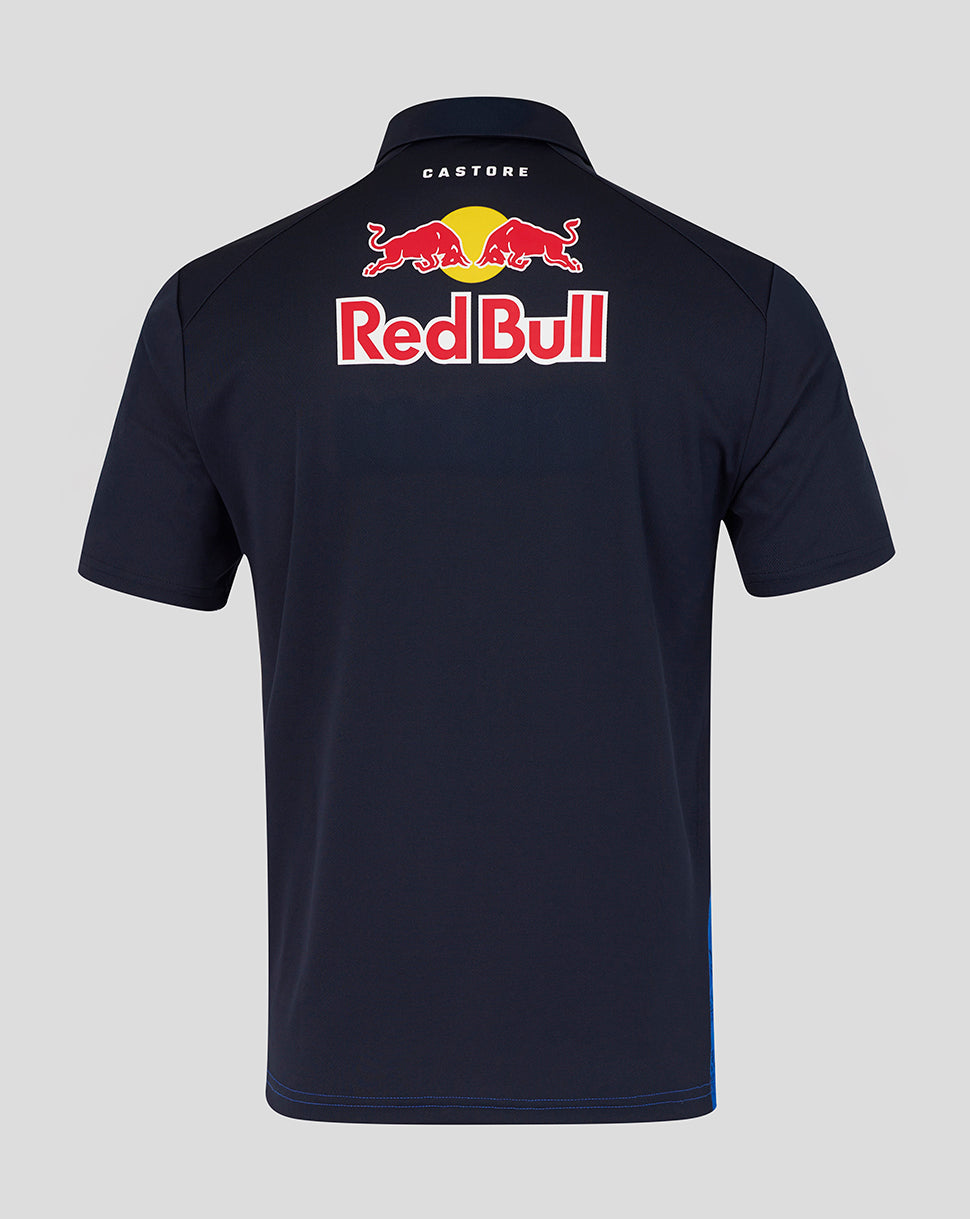 Oracle Red Bull Racing Herren Poloshirt Driver Max Verstappen – Nachthimmel / Surf the Web - Night Sky/Surf The Web