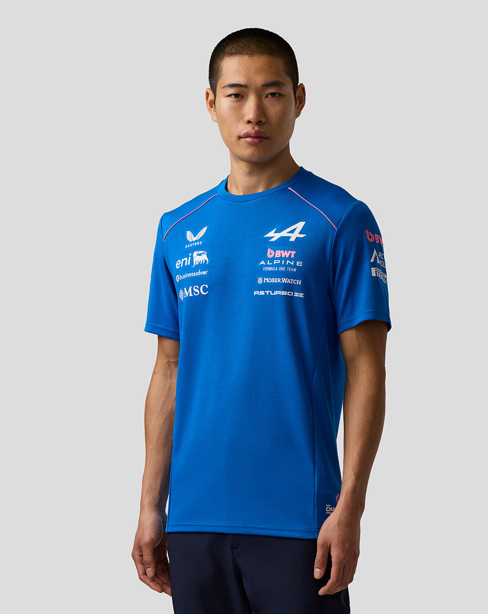 Official Men’s BWT Alpine Formula One Team Set Up T-Shirt - Lapis Blue