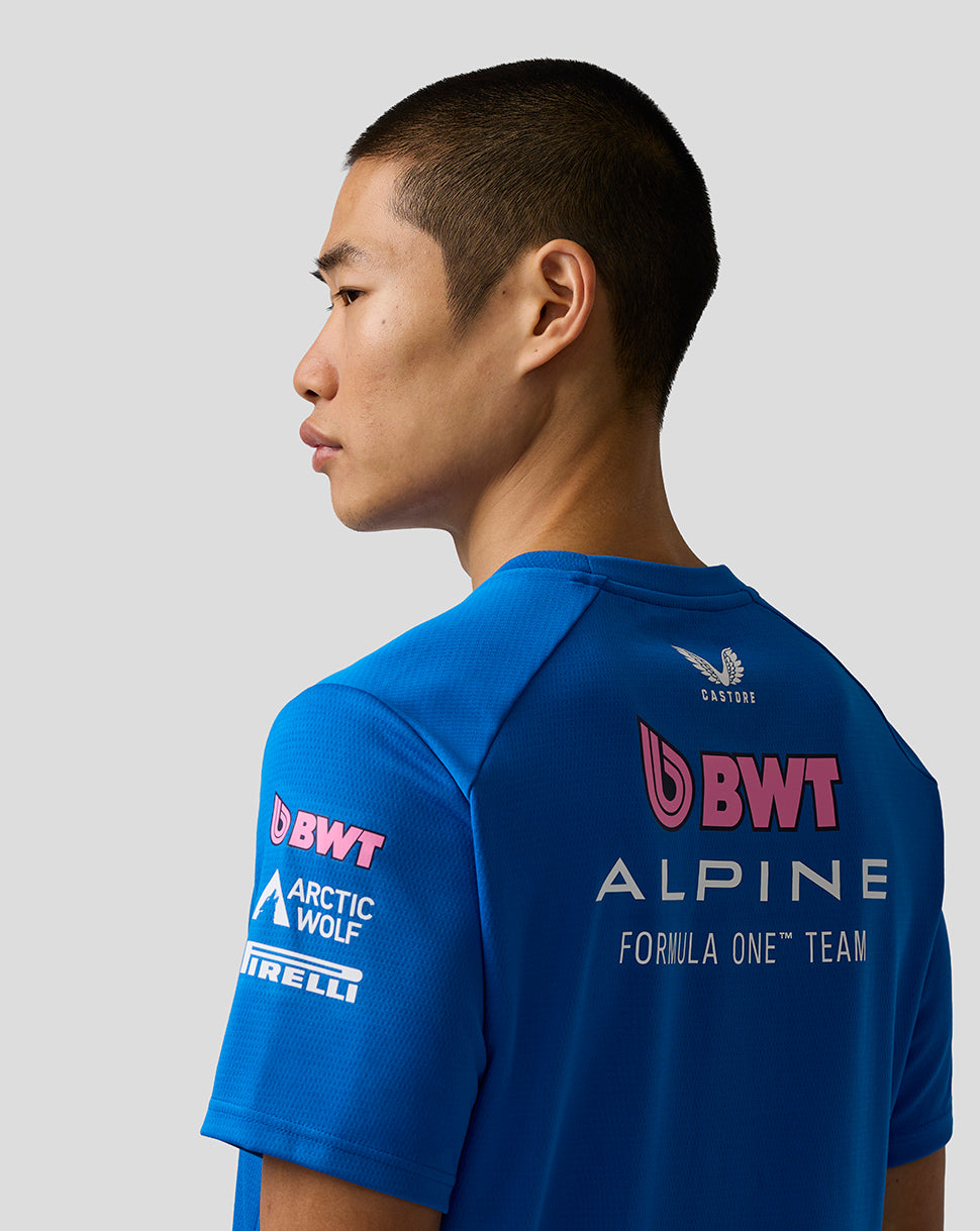 Official Men’s BWT Alpine Formula One Team Set Up T-Shirt - Lapis Blue