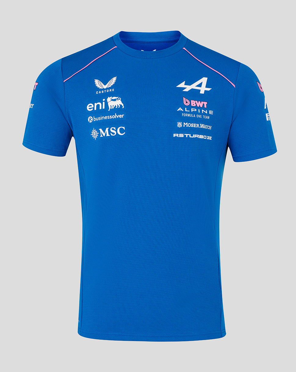 Official Men’s BWT Alpine Formula One Team Set Up T-Shirt - Lapis Blue
