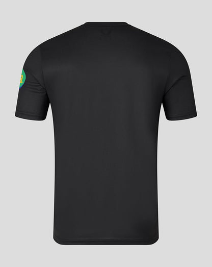 Leicester Tigers Men's 25/26 Warm Up T-Shirt - Black