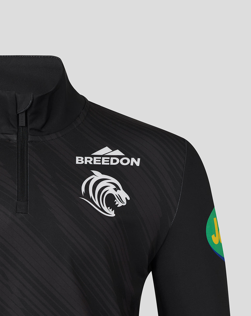 Leicester Tigers Men's 25/26 Training Quarter Zip - Black
