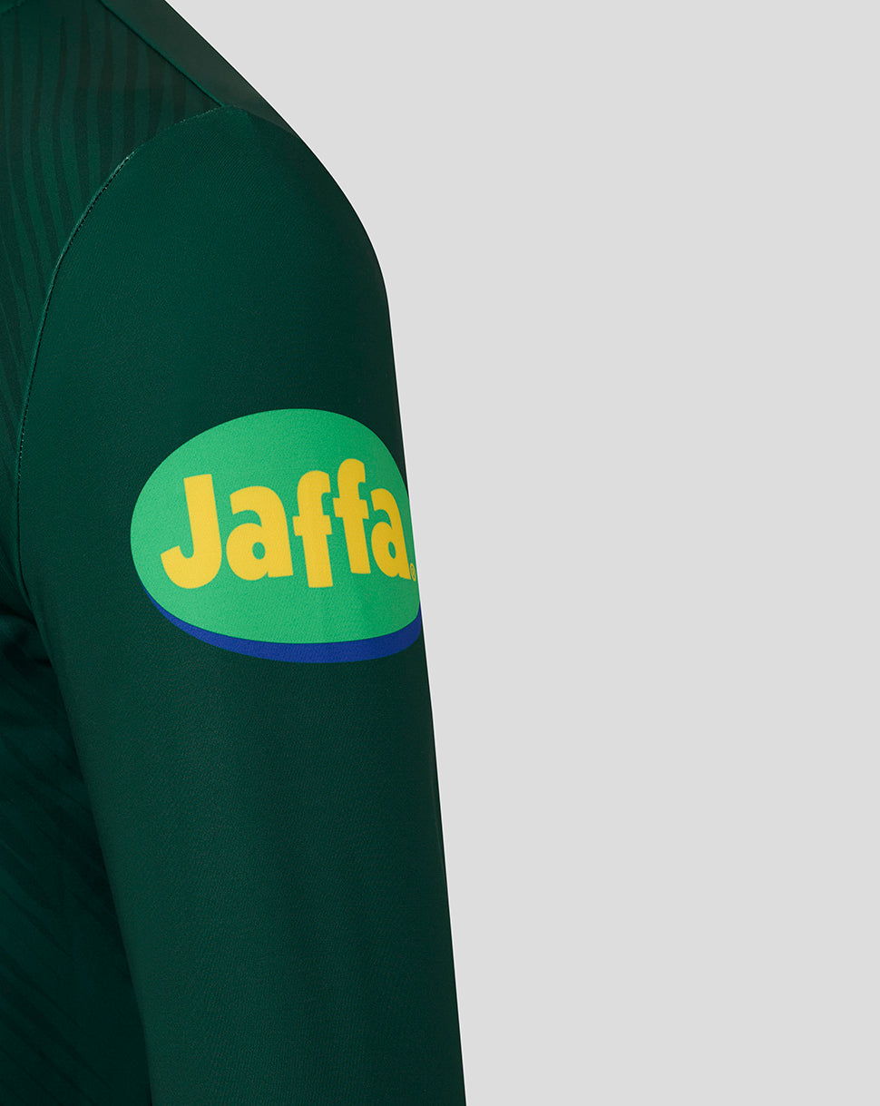 Leicester Tigers Herren 25/26 Trainings-1/4-Zip – Dunkelgrün - Dunkelgrün