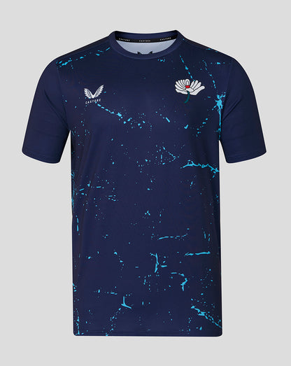 Yorkshire Cricket Men's 26/27 Short Sleeve Performance T-Shirt - Peacoat