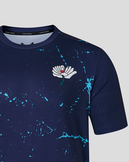 Yorkshire Cricket Men's 26/27 Short Sleeve Performance T-Shirt - Peacoat