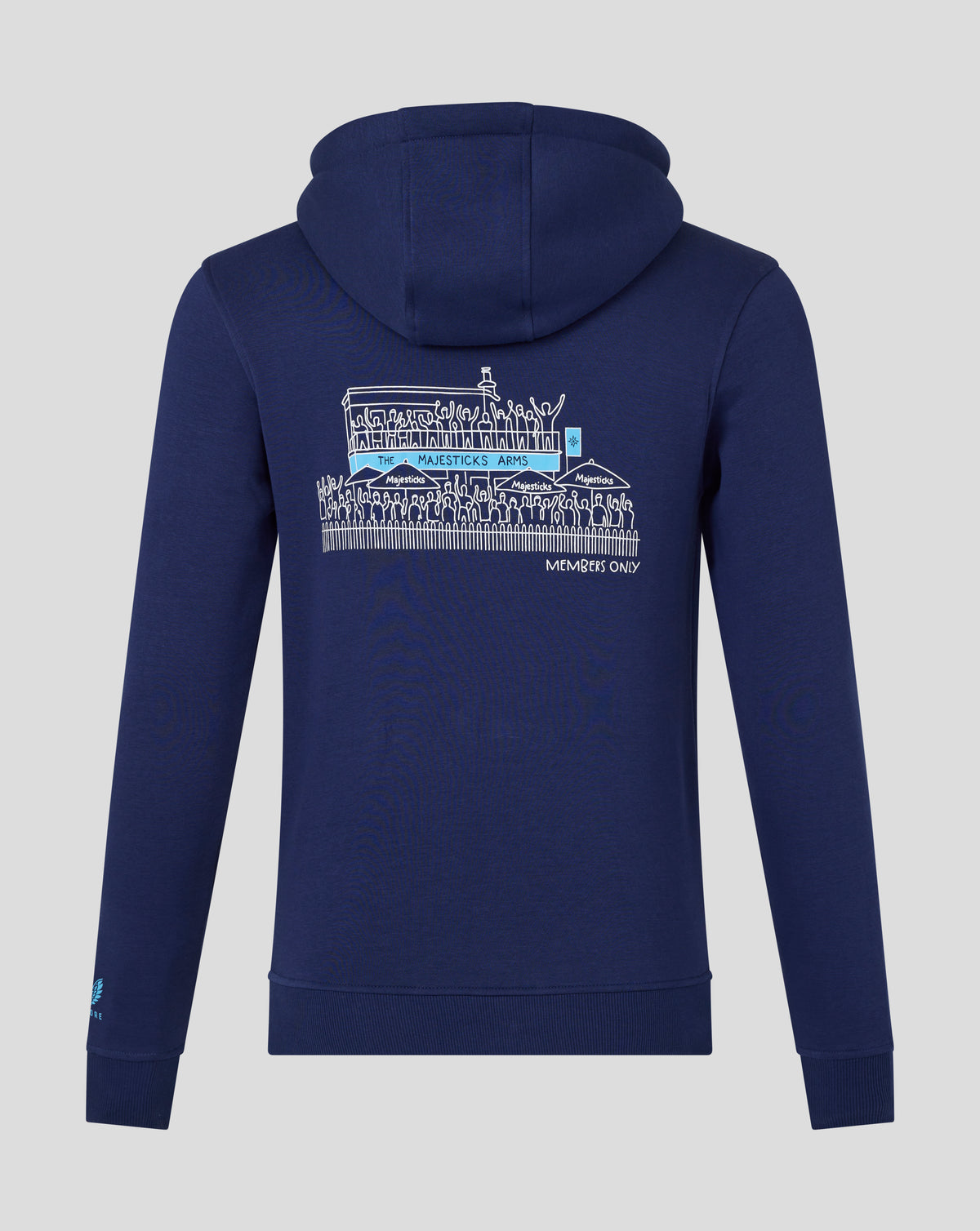 Majesticks Arms Hoodie – Marineblau - Marineblau