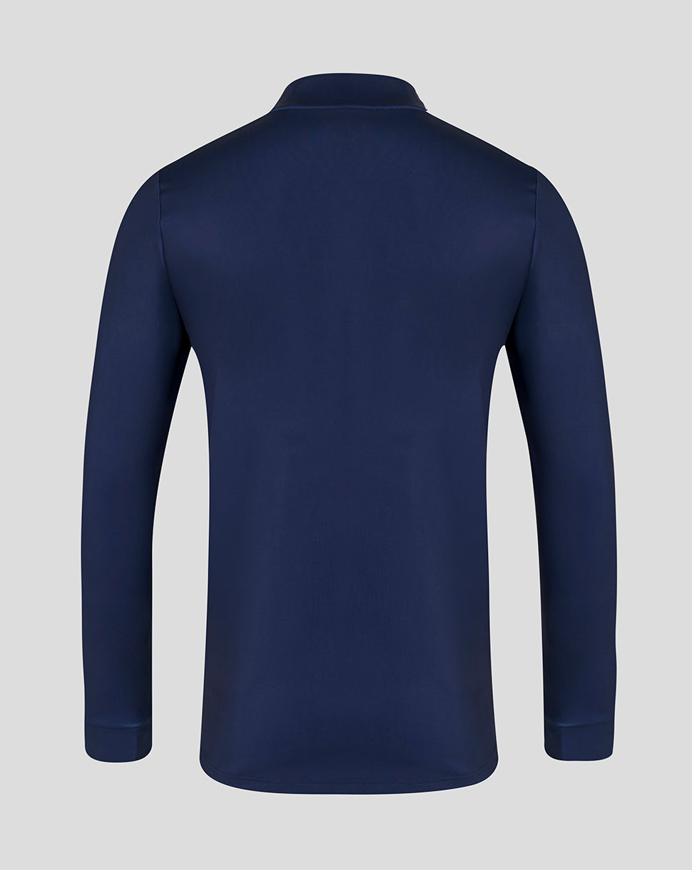 Media cremallera Lancashire Cricket 26/27 Performance de hombre – Peacoat - Peacoat