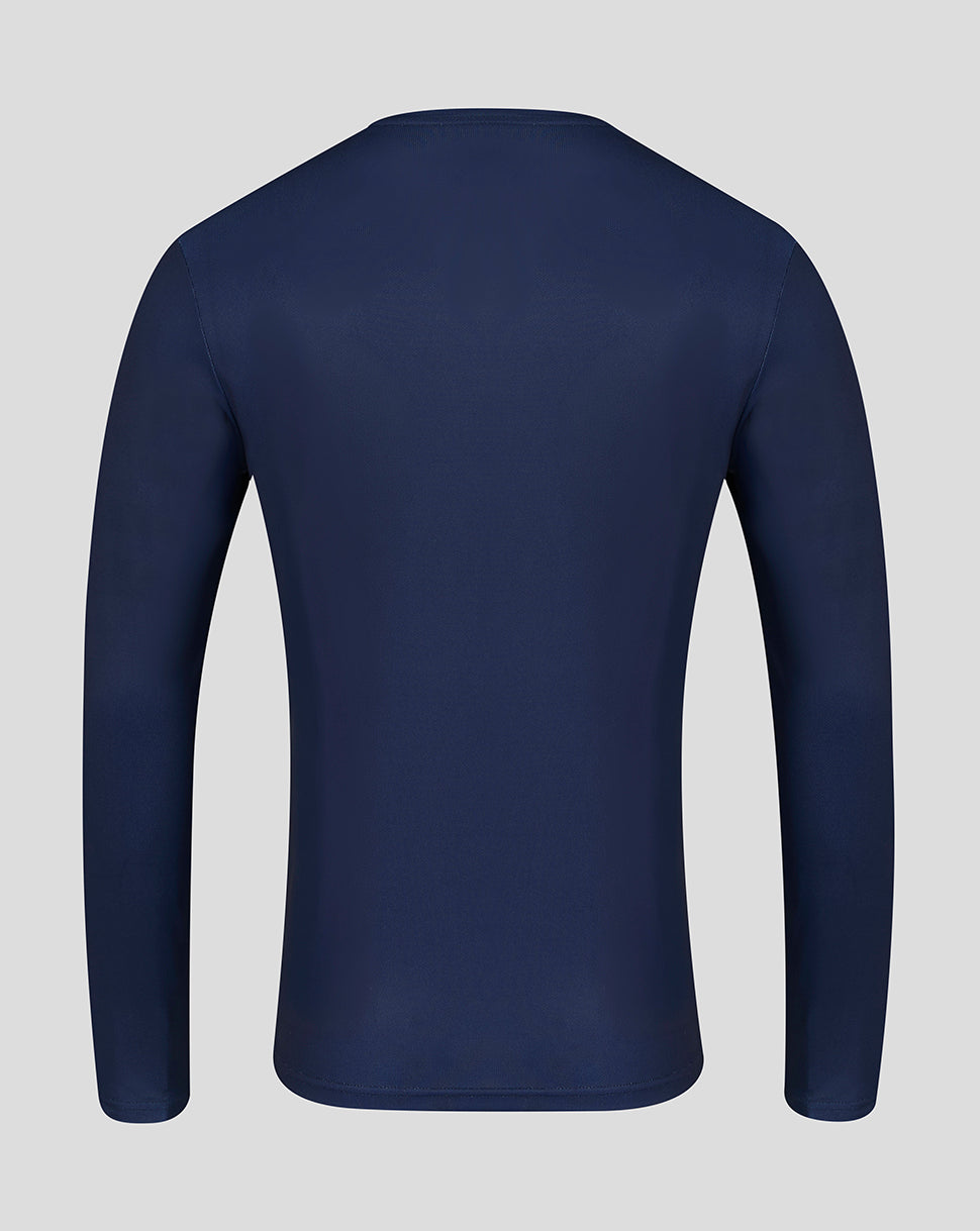 Lancashire Cricket Men's 26/27 Long Sleeve Performance T-Shirt - Peacoat - Peacoat