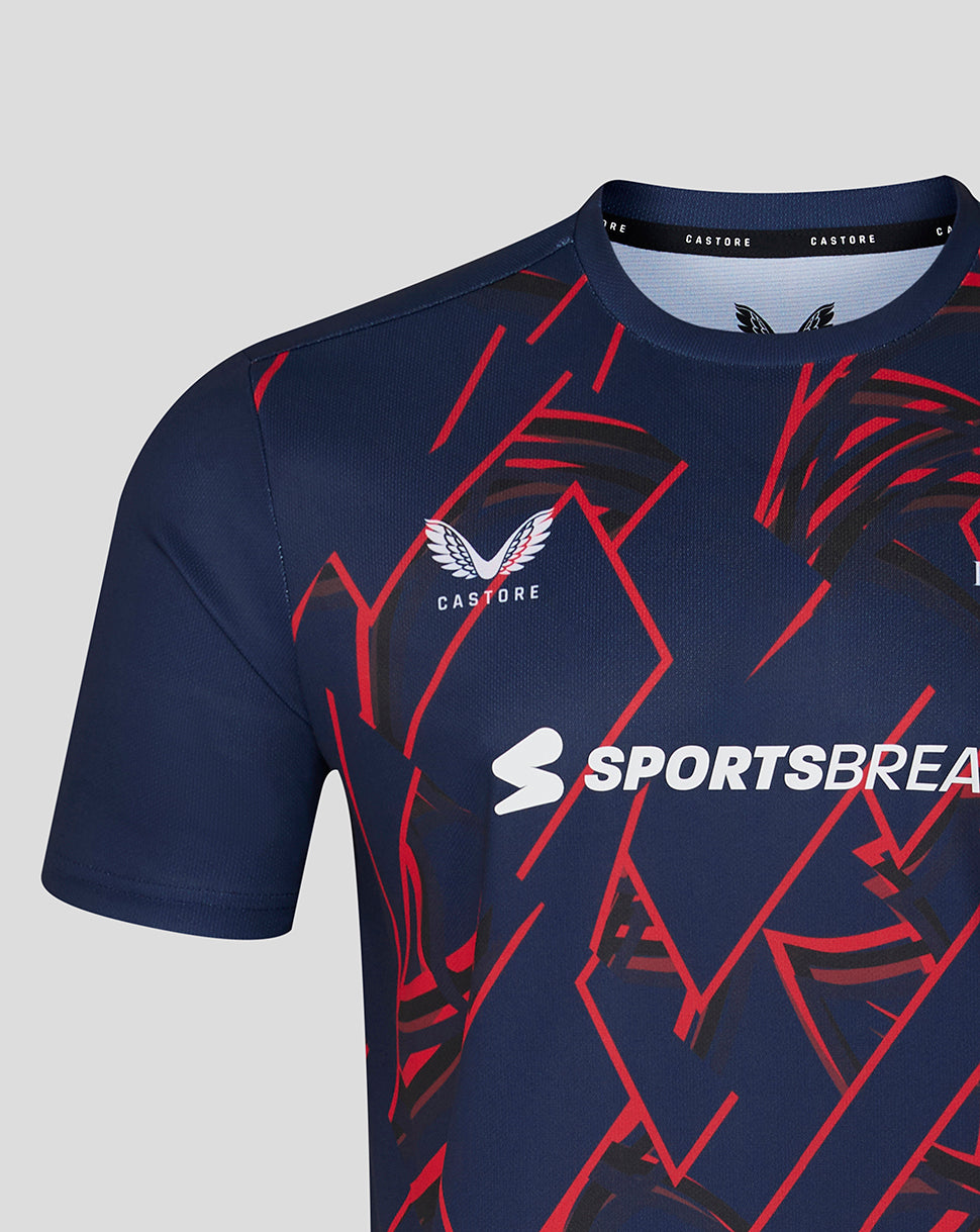 Lancashire Cricket Men's 26/27 Short Sleeve Performance T-Shirt - Peacoat - Peacoat