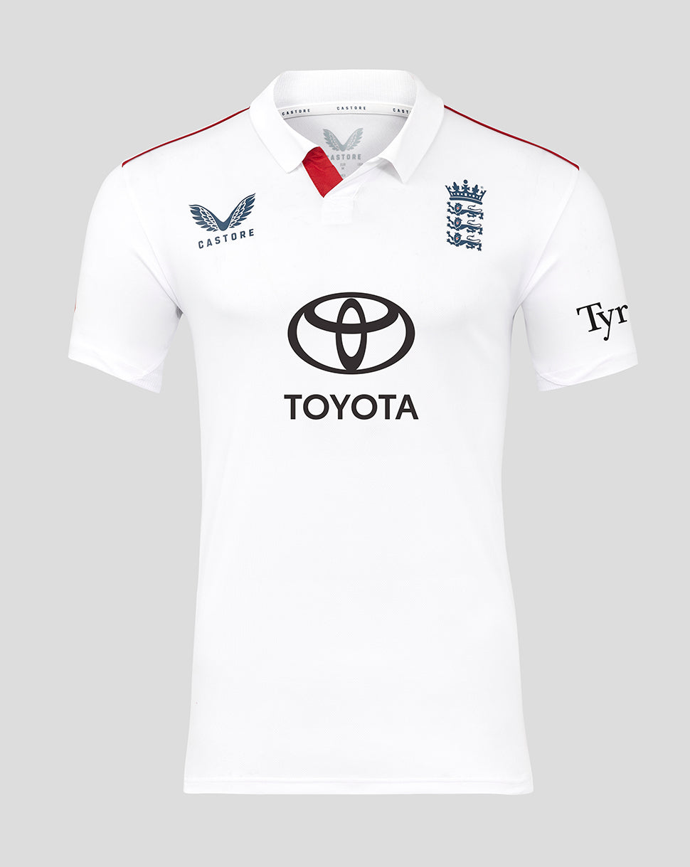 Camiseta England Cricket Hombre 26/27 Test Réplica - Blanco brillante