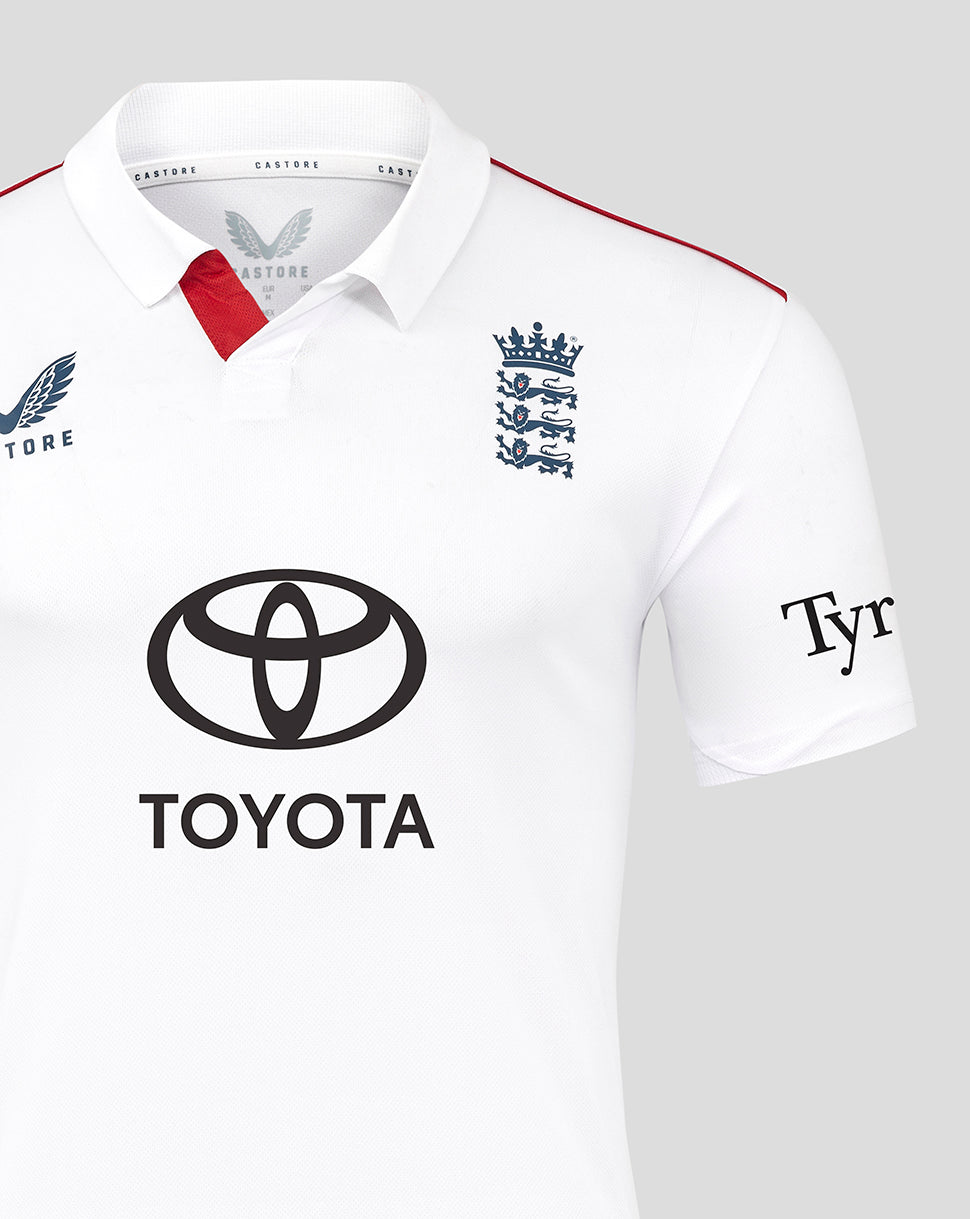 Camiseta England Cricket Hombre 26/27 Test Réplica - Blanco brillante