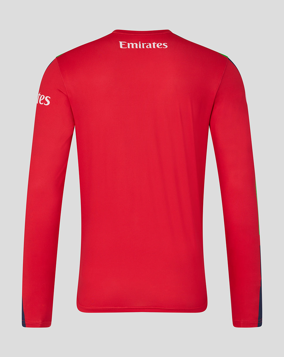 Lancashire Cricket Herren 26/27 T20 Langarm-Trikot – Rot - Rot