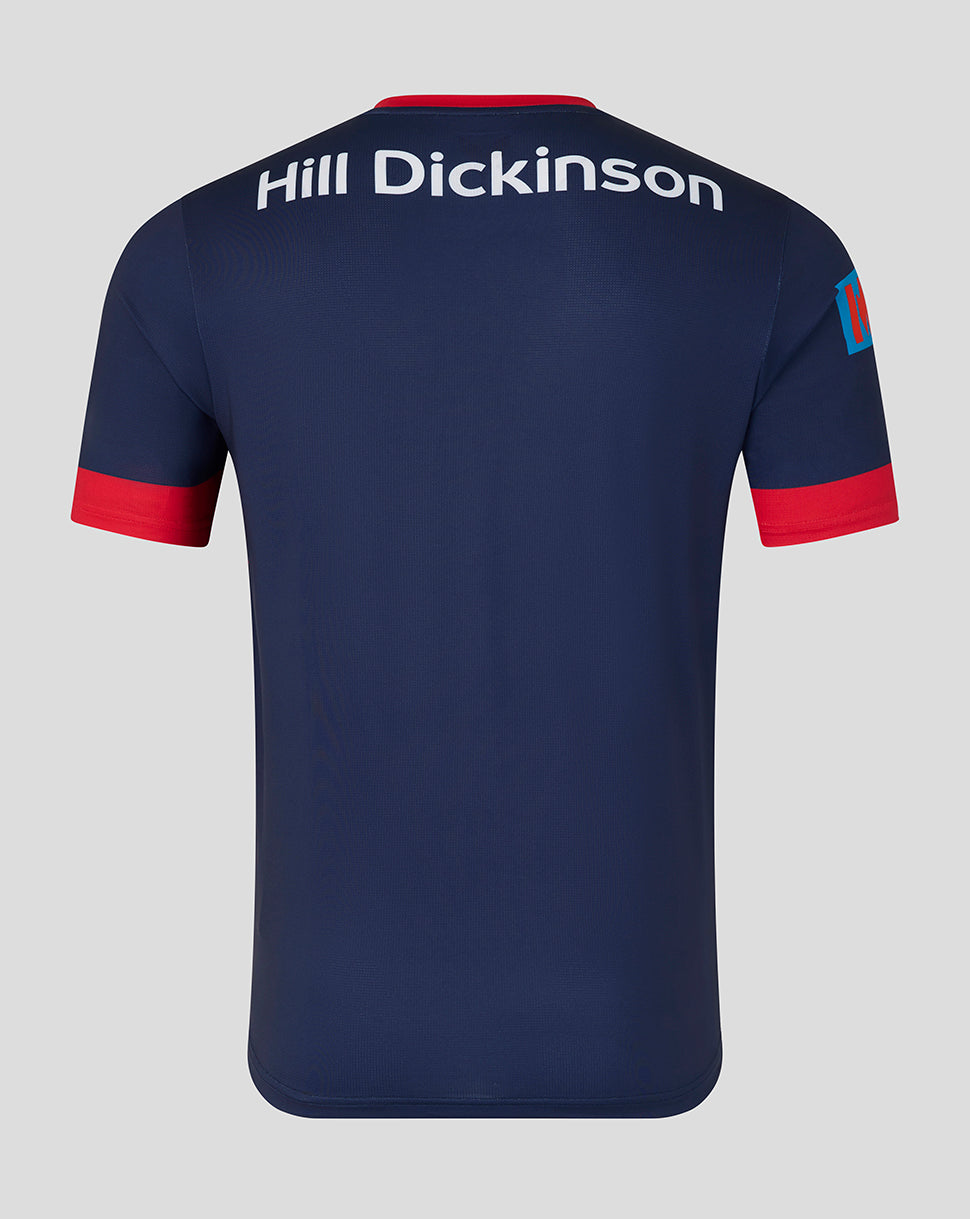 Lancashire Cricket Men's 26/27 ODI Short Sleeve Jersey - Peacoat