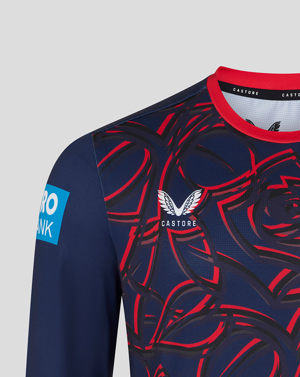 Lancashire Cricket Men's 26/27 ODI Long Sleeve Jersey - Peacoat