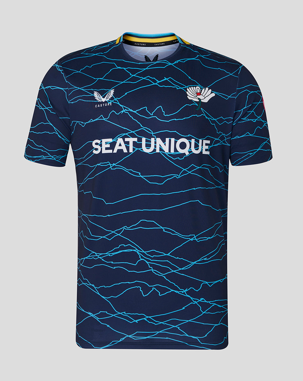 Yorkshire Cricket Men's 26/27 T20 Short Sleeve Jersey - Peacoat - Peacoat