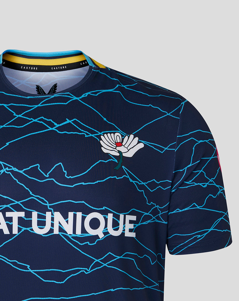 Yorkshire Cricket Men's 26/27 T20 Short Sleeve Jersey - Peacoat - Peacoat