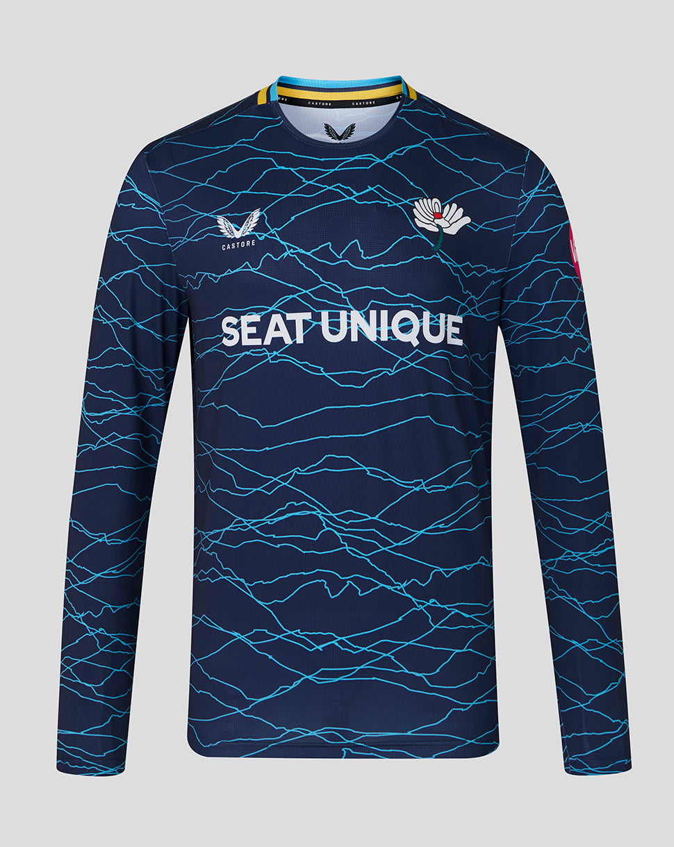 Yorkshire Cricket Herren 26/27 T20 Langarm-Trikot – Peacoat - Peacoat